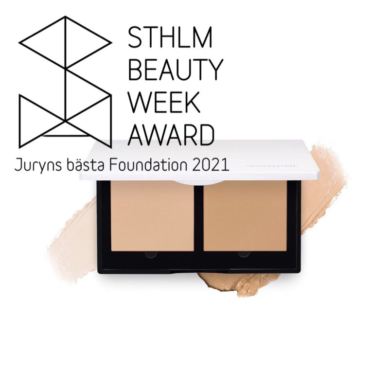 Snowcrystal foundation duo winner of best foundation at stockholm beauty week award